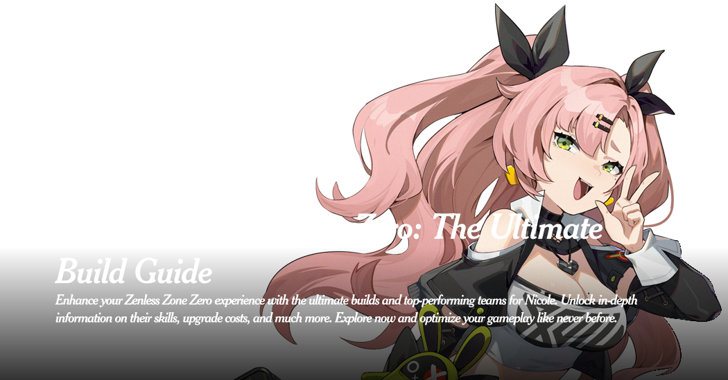 Zenless Zone Zero Unveils Nicole's Character Presentation Video